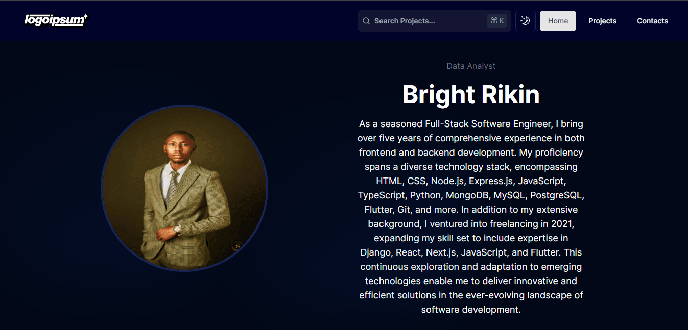 Bright Rikin Portfolio